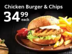 Oxford Freshmarket Chicken Burger & Chips offer
