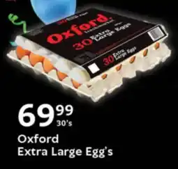 Oxford Freshmarket Oxford Extra Large Egg's offer