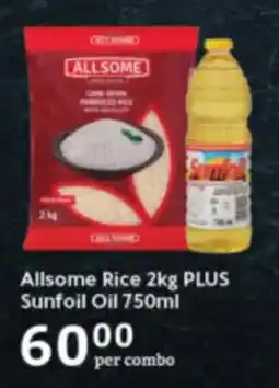 Oxford Freshmarket Allsome Rice PLUS Sunfoil Oil offer