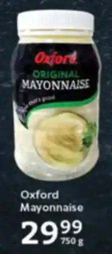 Oxford Freshmarket Oxford Mayonnaise offer