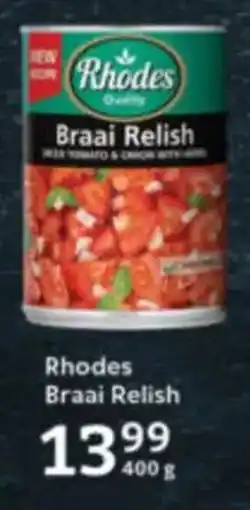 Oxford Freshmarket Rhodes Braai Relish offer