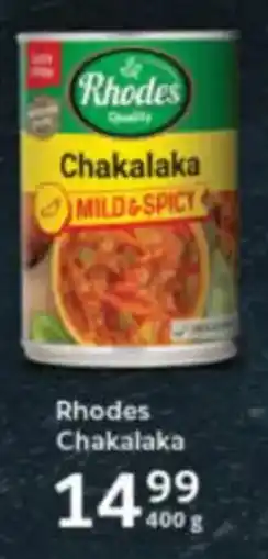 Oxford Freshmarket Rhodes Chakalaka offer