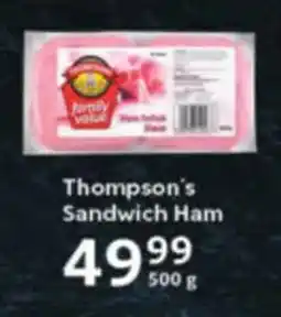 Oxford Freshmarket Thompson's Sandwich Ham offer