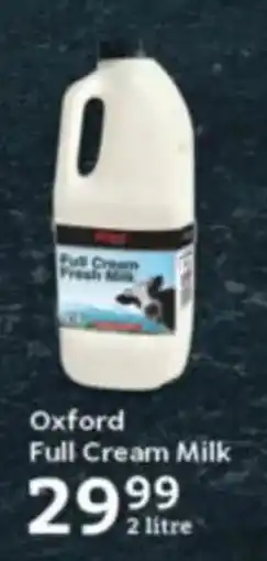 Oxford Freshmarket Oxford Full Cream Milk offer