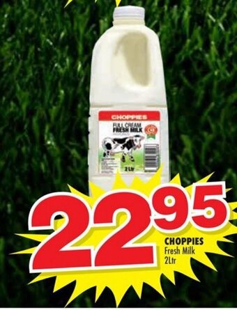 Choppies Choppies Fresh Milk 2Ltr offer