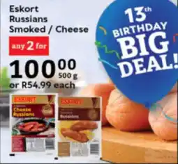 Oxford Freshmarket Eskort Russians Smoked/Cheese offer