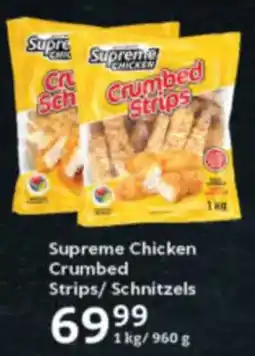 Oxford Freshmarket Supreme Chicken Crumbed Strips/ Schnitzels offer