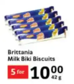 Oxford Freshmarket Brittania Milk Biki Biscuits offer