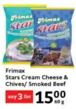 Oxford Freshmarket Frimax Stars Cream Cheese & Chives/ Smoked Beef offer