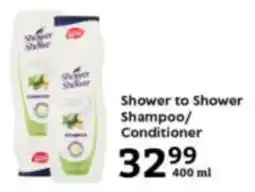 Oxford Freshmarket Shower to Shower Shampoo/ Conditioner offer