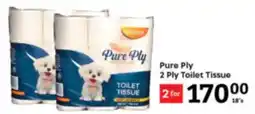 Pure Ply 2 Ply Toilet Tissue