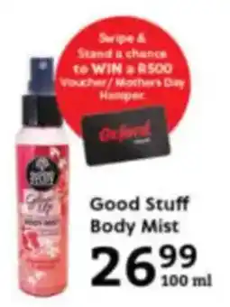 Oxford Freshmarket Good Stuff Body Mist offer