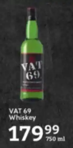 Oxford Freshmarket VAT 69 Whiskey offer