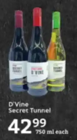 Oxford Freshmarket D'Vine Secret Tunnel offer