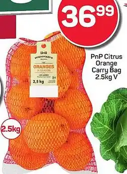 Pick n Pay PnP Citrus Orange Carry Bag offer