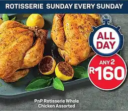 Pick n Pay PnP Rotisserie Whole Chicken Assorted offer
