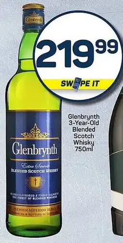 Pick n Pay Glenbrynth 3-Year-Old Blended Scotch Whisky offer