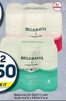 Pick n Pay Belgravia Gin Spirit Cooler Assorted Cans offer