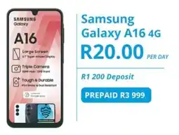 Cellucity Samsung Galaxy A16 4G offer