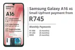 Cellucity Samsung Galaxy A16 4G offer
