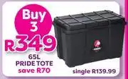 Mambo's Plastics Warehouse Pride Tote 65L Single offer