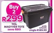 Mambo's Plastics Warehouse Magyver Tote With Wheels-Each offer