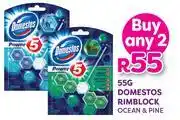 Mambo's Plastics Warehouse Domestos Rim Block Ocean & Pine-For 2 x 55g offer