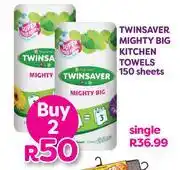 Mambo's Plastics Warehouse Twinsaver Mighty Big Kitchen Towels 150 Sheets Single offer