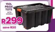 Mambo's Plastics Warehouse Pride Tote With Wheels 150L offer