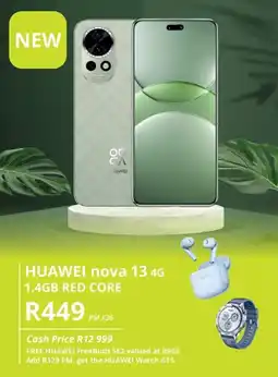 Cellucity HUAWEI nova 13 4G offer