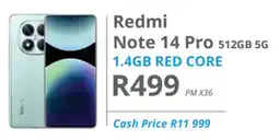 Cellucity Redmi Note 14 Pro 512GB 5G offer