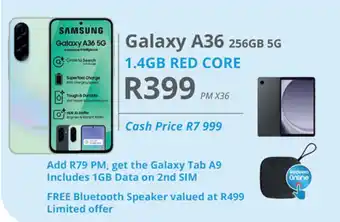 Cellucity SAMSUNG Galaxy A36 256GB 5G offer