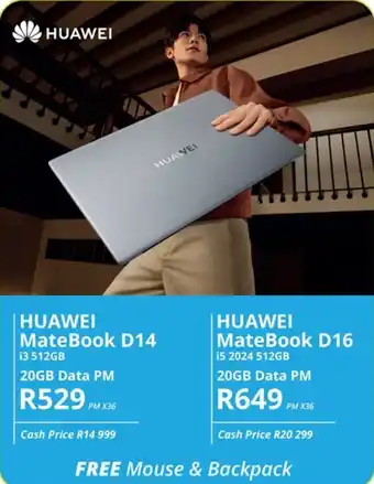 Cellucity HUAWEI MateBook D14 offer
