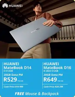 Cellucity HUAWEI MateBook D16 offer