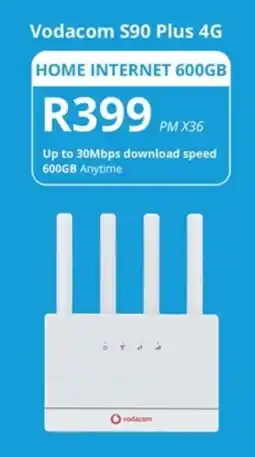 Cellucity Vodacom S90 Plus 4G offer
