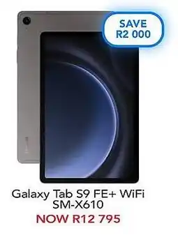 The Digital Experience SAMSUNG Galaxy Tab S9 FE+ WiFi SM-X610 offer