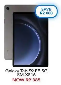 The Digital Experience SAMSUNG Galaxy Tab S9 FE 5G SM-X516 offer