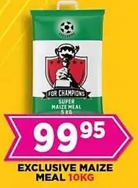 Goal Supermarket Exclusive maize meal offer