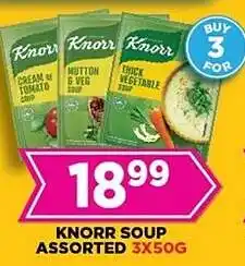 Goal Supermarket Knorr soup assorted offer