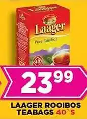 Goal Supermarket Laager rooibos teabags offer