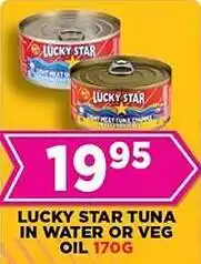 Goal Supermarket Lucky star tuna in water or veg oil offer