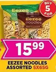 Goal Supermarket Eezee noodles assorted offer