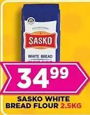 Goal Supermarket Sasko white bread flour offer