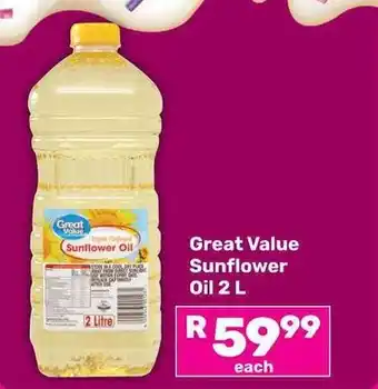 Game Great Value Sunflower Oil offer