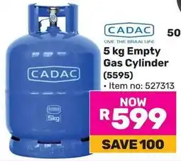 Game CADAC Empty Gas Cylinder offer