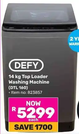 Game DEFY Top Loader Washing Machine offer