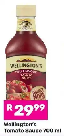 Game Wellington's Tomato Sauce offer
