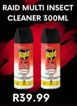 Saverite Raid multi insect cleaner offer