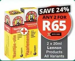 Checkers Hyper Lennon Products All Variants offer