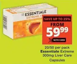 Checkers Hyper Essentiale Extreme 300mg Liver Care Capsules offer